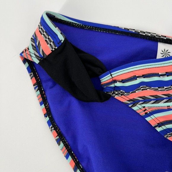 Athleta Bottom Womens Large Pipeline Loop Cruise Beach Resort Swim UPF Low Rise - Picture 6 of 16